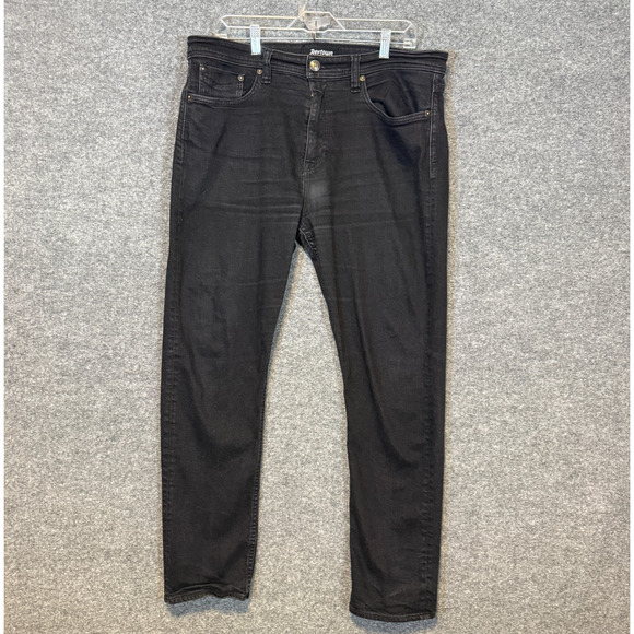 Revtown Jeans Mens 36x30 Black Denim Tapered Stretch Streetwear Casual Comfort - Picture 1 of 15